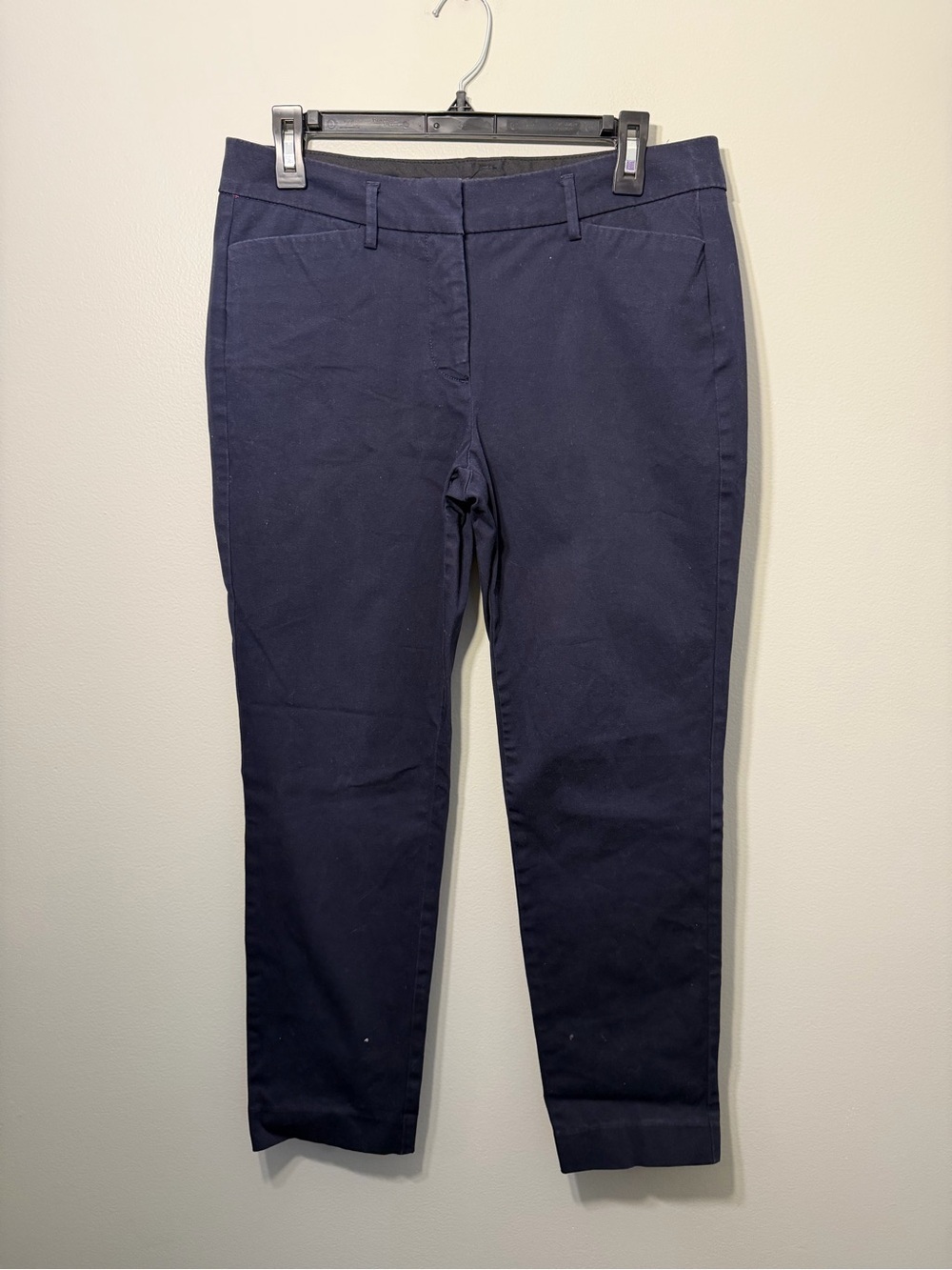 Worthington Navy Cropped Ankle Pants